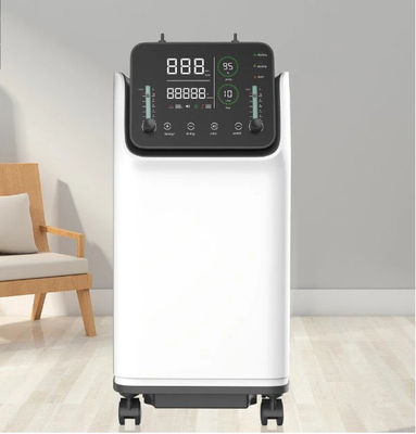 เครื่องผลิตออกซิเจน Concentrator Concentrator แบบพกพาขนาด 10 ลิตรสำหรับโรงพยาบาล