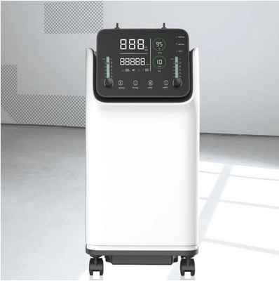ระบบ Concentrator ออกซิเจนแบบ Dual Flow 10L แบบพกพาพร้อม Nebulizer