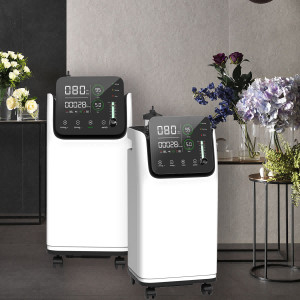 OEM CE Approved 1 - 5L Oxygen Concentrator รีโมทคอนโทรลในครัวเรือน
