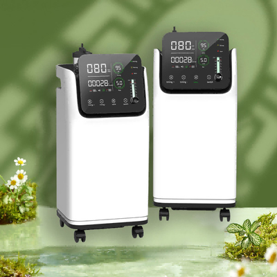 220V 5L โรงพยาบาลแพทย์ผู้ป่วยเครื่องช่วยหายใจออกซิเจน CE ISO Available