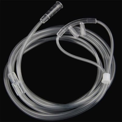 Cannula ออกซิเจนทางจมูกที่ใช้แล้วทิ้งเกรดทางการแพทย์สำหรับเครื่องผลิตออกซิเจนในครัวเรือน