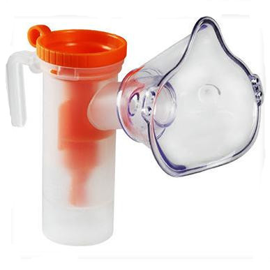 มาสก์ Nebulizer พร้อมหลอดเป่า Nebulizer Mask ขนาด 6 มล. สายยางยืดและท่อสำหรับทุกคน