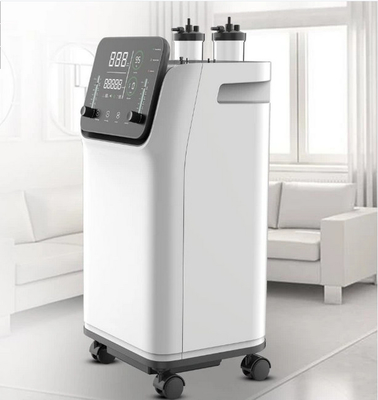 10 L High Flow แบบพกพาเครื่องกำเนิดออกซิเจนในครัวเรือน Concentrator 95%