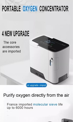 2 L Nebulizer เครื่องกำเนิดออกซิเจนทางการแพทย์ Concentrator ที่บ้าน