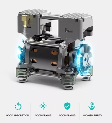 Low Flow Portable O2 Concentrator Oxygen Connector Machine สำหรับการแพทย์10L