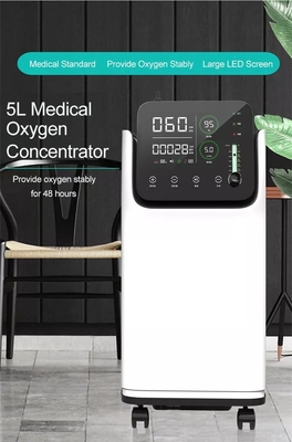220V โรงพยาบาล 5 ลิตรเครื่อง Concentrator ออกซิเจนสำหรับความเข้มข้น O2